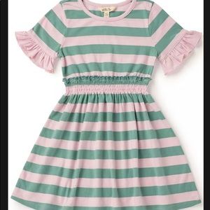 NWT MATILDA JANE 6 CAMP MJC TRUE NORTH DRESS POWDER PINK & SAGE GREEN